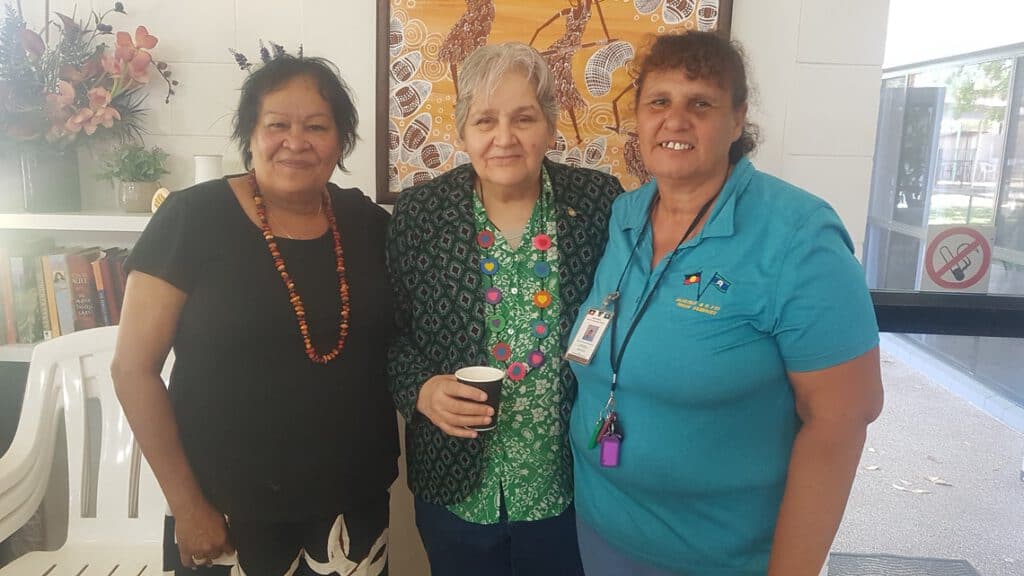 Injilinji CEO Pattie Lees With Youth Services Manager, Hayley Iles (l) And Sharn Fogarty (r)