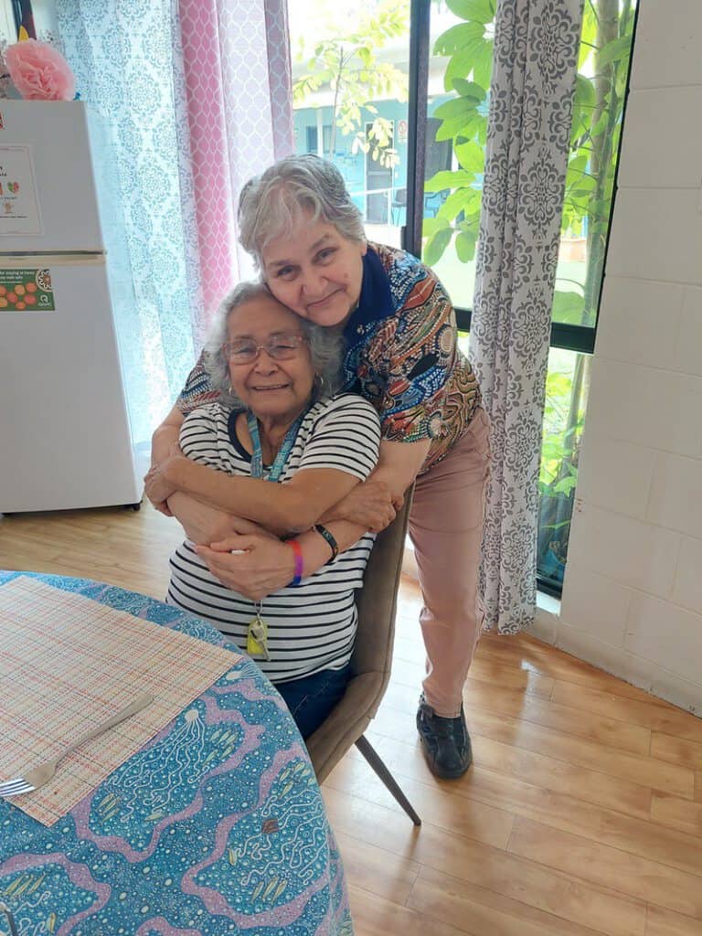 Injilinji Corporation CEO Pattie Lees with Resident Elder, Chrissy King