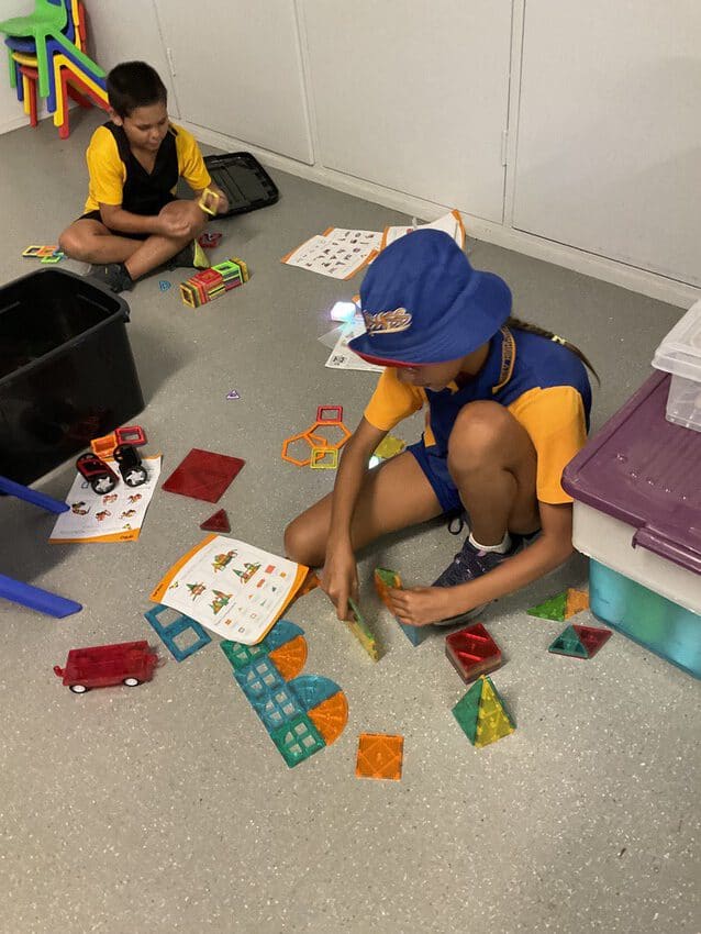 Children playing with toys at Injilinji After School Care